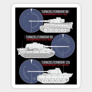 German tanks and their sights Magnet